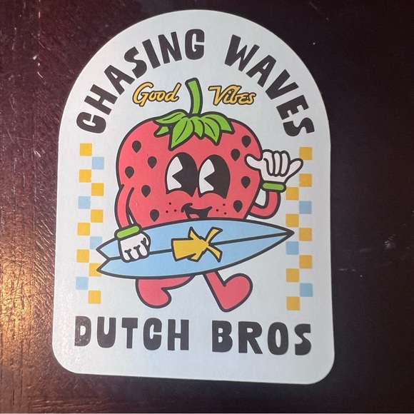 NEW Dutch Bros “Chasing Waves” May Sticker! - Picture 3 of 4